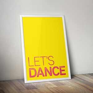 Let&#39;s Dance David Bowie Limited Edition A2 Giclee print