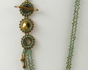 Beading Tutorial - On The Side Necklace