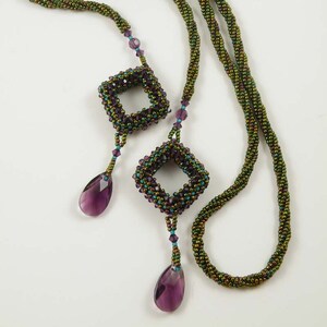 Beading Tutorial - Crystalline Lariat