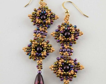 Beading Tutorial - Promenade Earrings