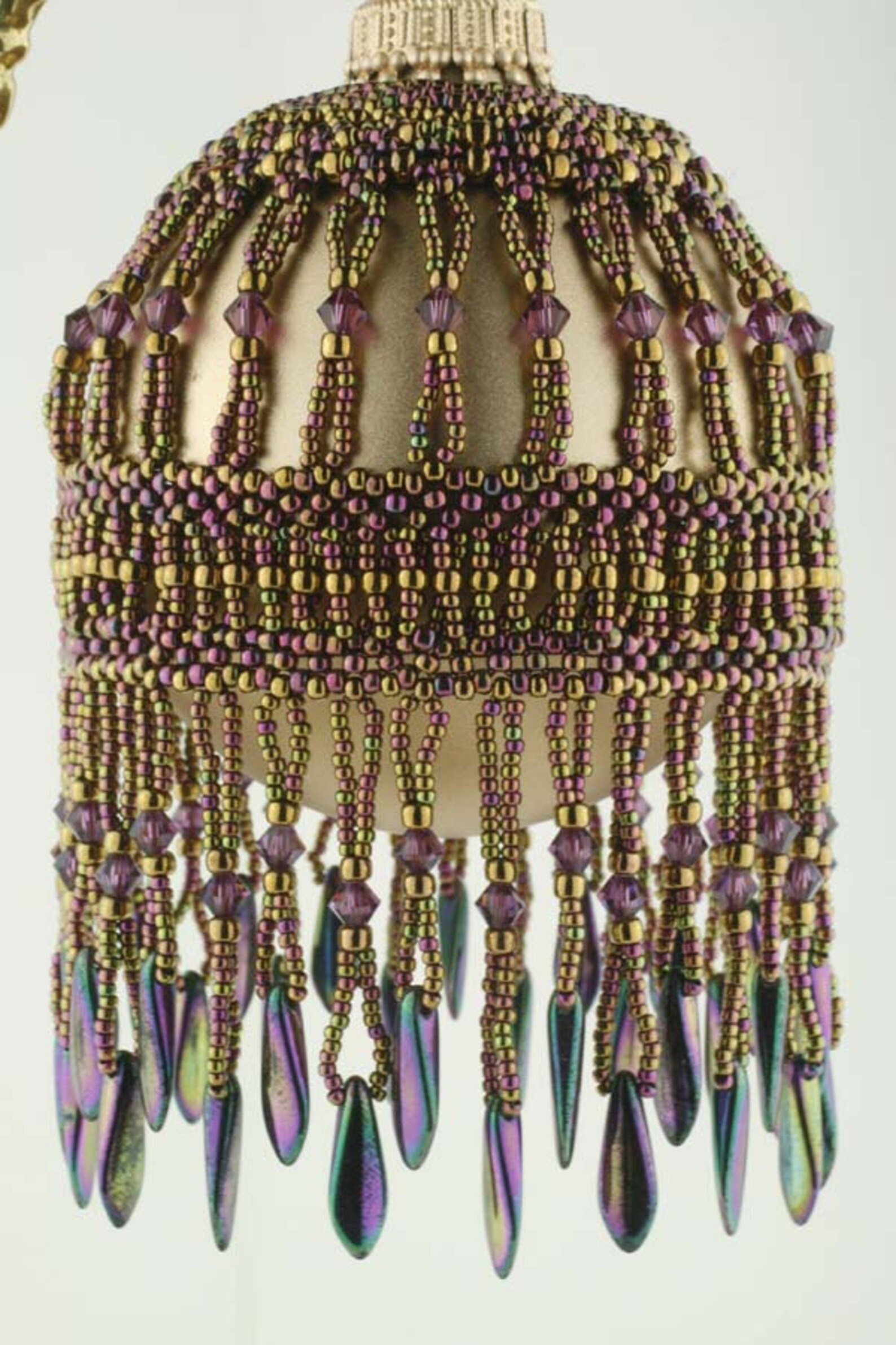 Beading Tutorial Art Deco Ornament Etsy