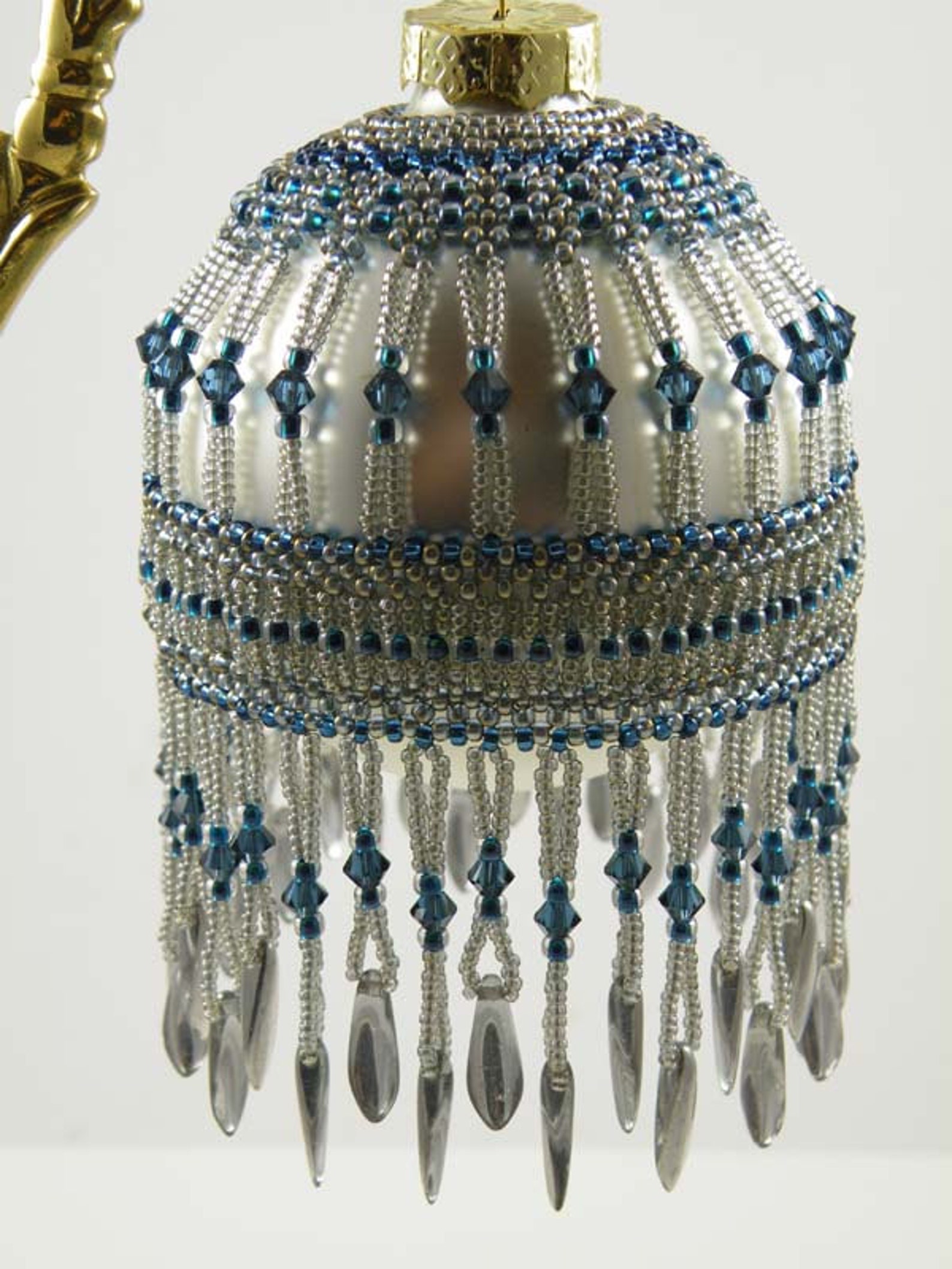 Beading Tutorial Art Deco Ornament Etsy