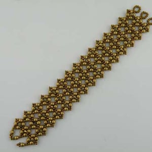 Tutoriel pour le perlage - Bracelet baroque