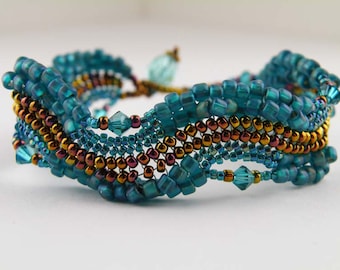 Beading Tutorial - Curves Bracelet