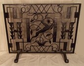 Items Similar To Custom Made Hand Wrought Iron Fireplace Screen