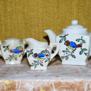 Vintage Miniature Japanese Tea Set