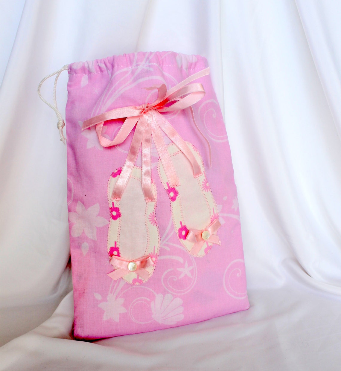 Ballet Shoe Bag Bance Bag Pink Girl Backpack Etsy