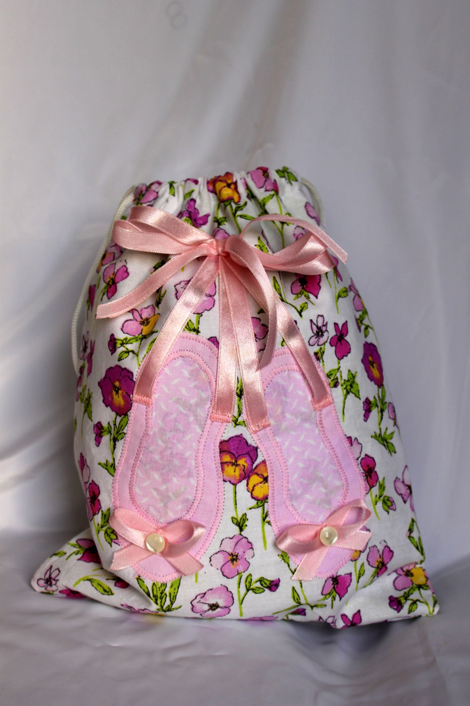 ballet shoe bag, bance bag, pink girl backpack