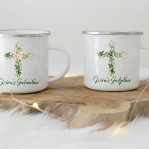 Godparent mugs, Godmother mug, Godfather mug, Mug set, Camping mug set, Godparents proposal mugs, will you be my god parents?
