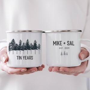 Tin gift, Gift for wife, gift for 10 year anniversary, Ten year anniversary gift, Tin gift, Happy Tin years