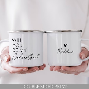 Serez-vous ma marraine, cadeau de proposition pour marraine, tasse pour marraine, cadeau de proposition de parrain, cadeau pour parrain et marraine, nouveaux parrains et marraines, filleule