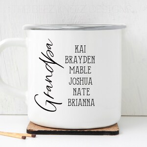 Grandpa Gift mug, Grandpa camping gift, Papa gift, Grandpa trailer gift, Gift from Grandkid, Grandparent personal gift, Grandparent keepsake