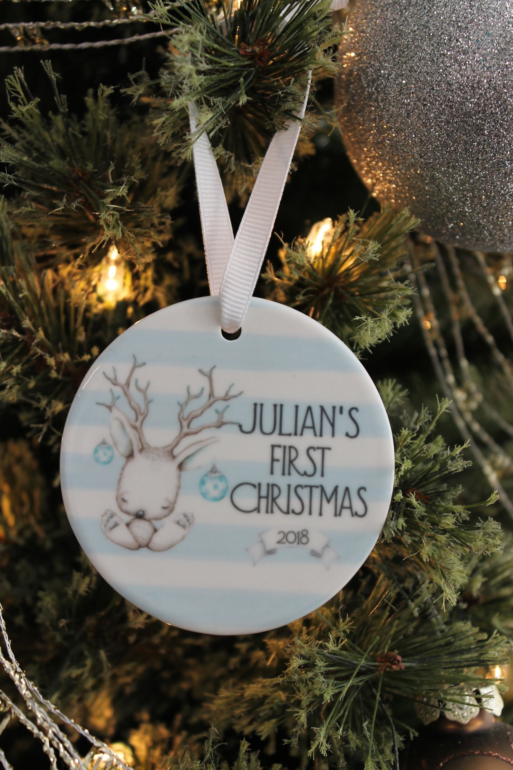 nursery ornaments boy