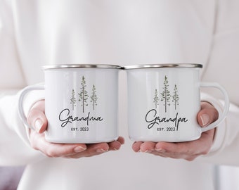 Grandparent gift, grandparent mugs, Oma gift, nana gift, granny gift, Grandparent ideas, mom to Grandma, new Grandpa and Grandma mug  2023