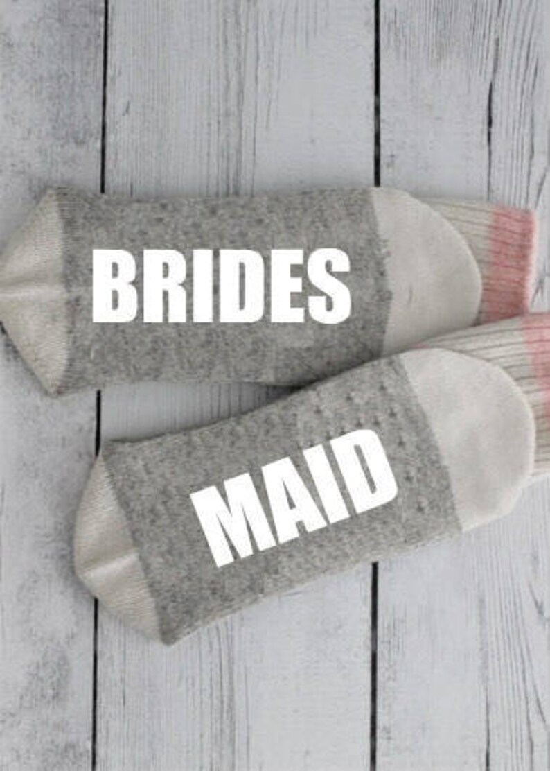 maid of honor socks