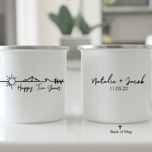 Cadeau en étain, cadeau pour femme, cadeau pour ses 10 ans, cadeau d'anniversaire de dix ans, cadeau en étain, joyeuses années de l'étain
