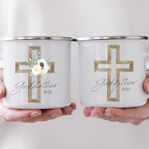 Godparent mugs, Godmother mug, Godfather mug, Mug set, Camping mug set, Godparents proposal mugs, will you be my god parents?