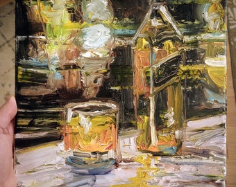 Johnnie Black - ORIGINAL PAINTING - 11x14 - oil painting