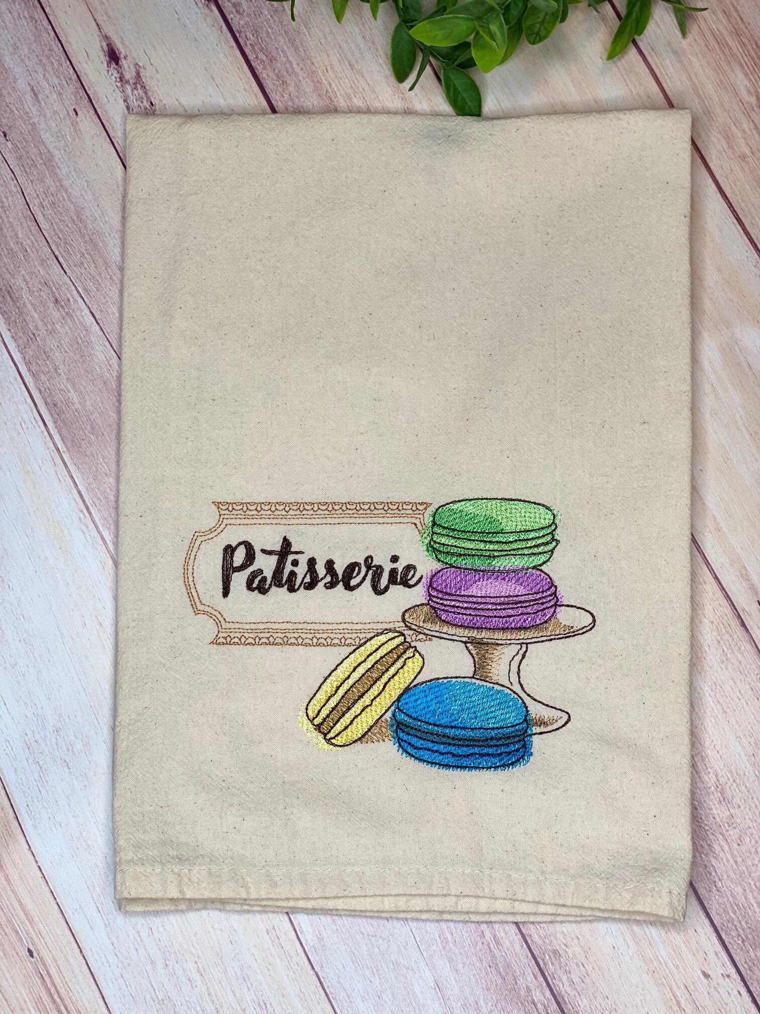 PARIS CAFE French Cotton Woven Kitchen Towels - Exclusive French Designs Dish  Towels - Elegant 100% Heavy Absorbent Cotton Tea Towels - Kitchen BBQ Area  Camping RV Hand Towels - France Paris