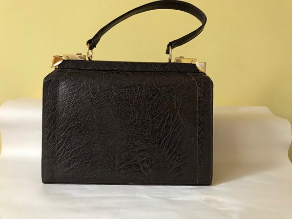 Vintage 1950s Leather Handbag