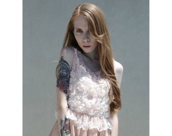 Vintage Floral Mini Dress