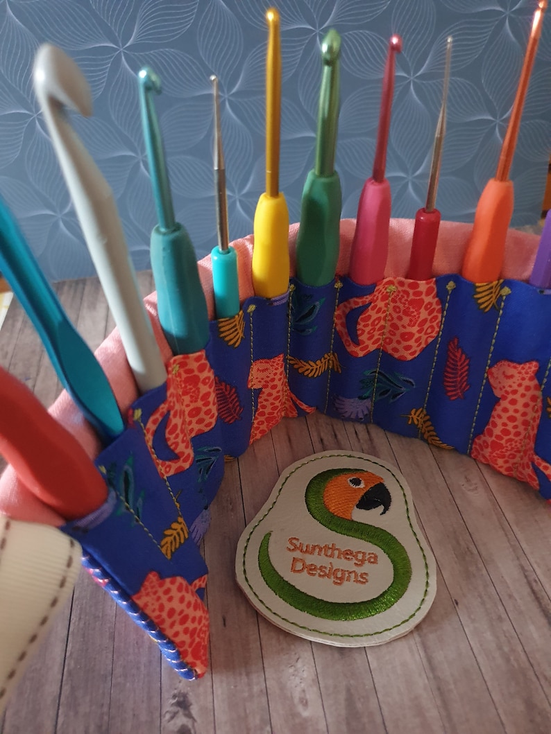 Hooker's Delight Roll up Pencil Holder 6 X 10 ITH DIGITAL Etsy