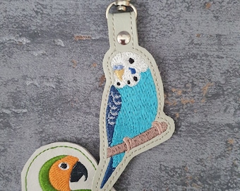 Llavero periquito 4x4 ITH ARCHIVO DIGITAL solo para máquinas de bordar