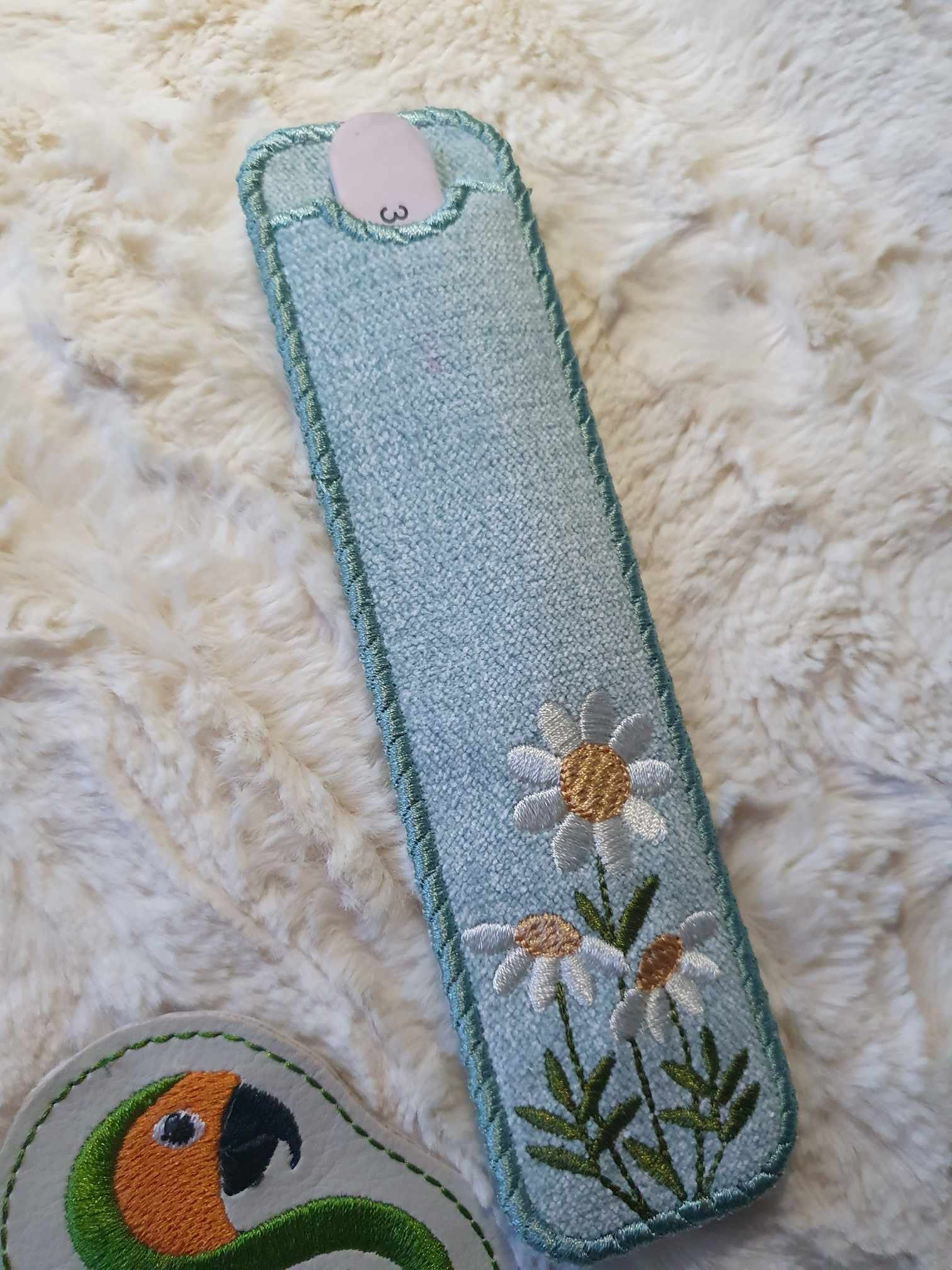 Book Planner Pen Holder ITH Embroidery design file