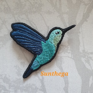 Hummingbird brooches, hair pin 4 x 4 ITH DIGITAL FILE