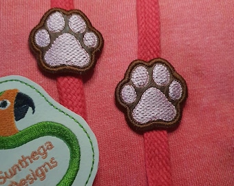 NF Paw lace charm 4 x 4 and multi 5 x 7 ITH DIGITAL file for embroidery