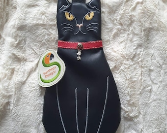 NF Cat sling bag bag 8 x 12 ITH DIGITAL File, requires sewing machine, read description