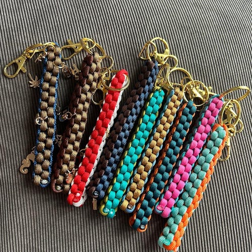 【関税&送料込】Miu Miu Multicolor Leather Keyring Miu Miu Multicolor Leather Keyring | italist