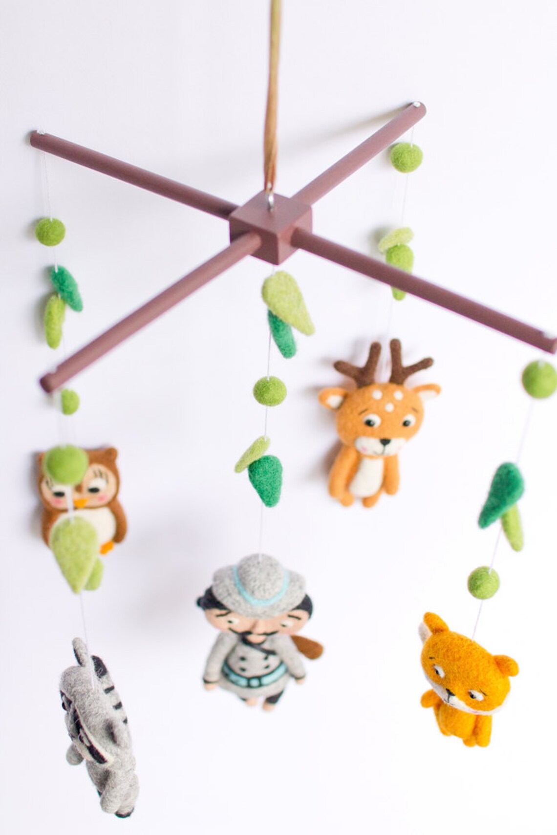 Woodland Animals Baby Mobile baby Mobile Bebe Nursery Mobile Etsy