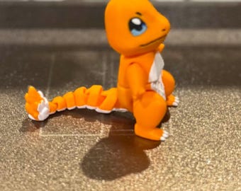 Charmander 3d printed multicolor