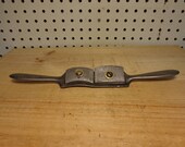 Vintage E.F. Dixie Double Cutter Spokeshave Very Old, Straight and Concave Blade