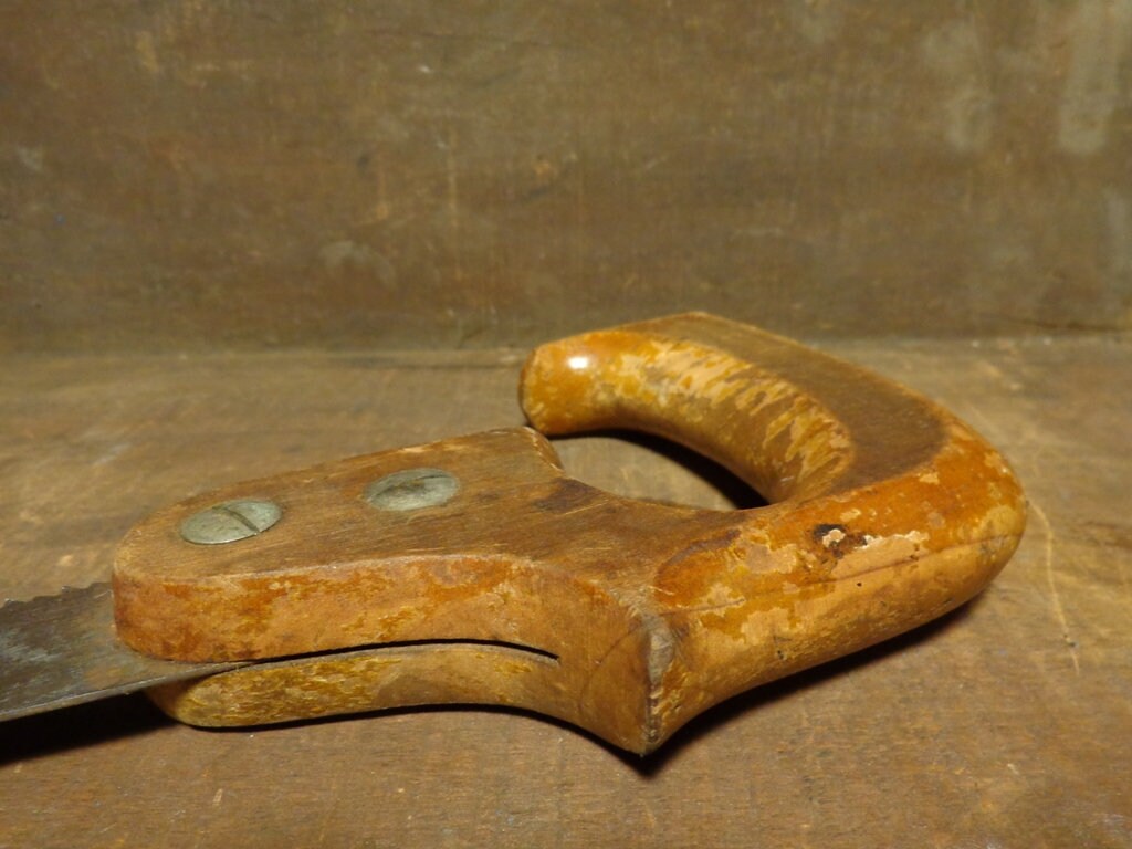 Vintage 12 Inch Simmons Keen Kutter Keyhole Saw Nice Wooden Handle
