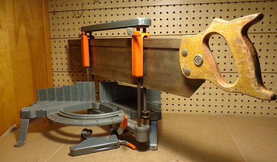 Craftsman clamping miter box with saw online