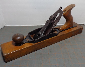 Antique L. Bailey Stanley Rule & Level Co. No. 26 Transitional Solid Woodworking Jack Plane Pat'd Dec. 24, 1887