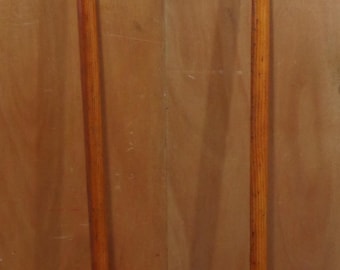 Vintage Sawyer Wooden Paddles, 58" & 54" Long, 8" Wide Blades, T-Grips
