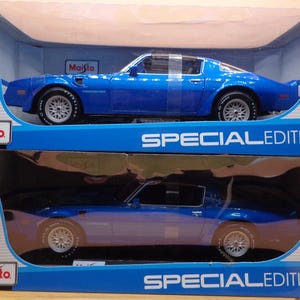 Maisto Special Edition 1978 Blue Pontiac Firebird Trans Am