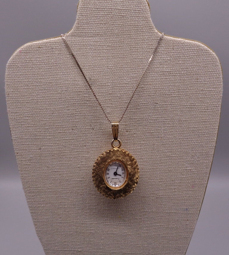 Vintage Women's Continental Antimagnetic Pendant Watch Swiss Made