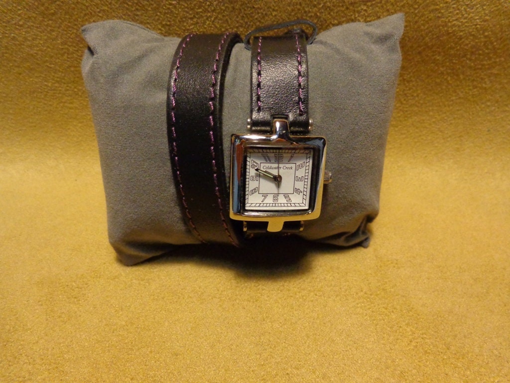 Coldwater Creek Steel Silver Tone Double Wrap Band Women  display picture 1
