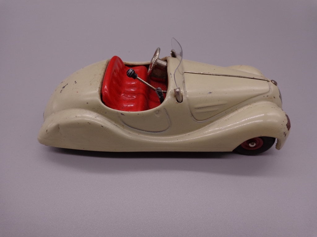 Rare Original SCHUCO Examico 4001 Wind-up Car Original Cream Color