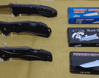 Frost Cutlery Pocket Knives Lot of 3 New in box