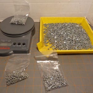 Vintage 6-32 x 14 Slotted Pan Head Machine Screws, 3 oz. Bag Approx. 110 pc