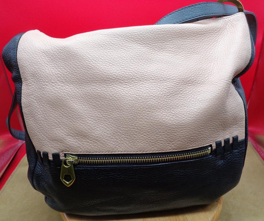 Oryany Soft Pebble Leather Color Almond Backpack Style Tote  display picture 1