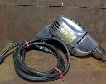 Vintage RAM 3/8" Die Cast Aluminum Housing Model No. R-380-263642  2.4 Amps Jacobs Chuck Very Collectible