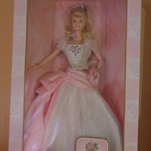 Barbie Vintage Collector Edition First in a Series Birthday Wishes Barbie Doll 1998 Collection in Original Packaging