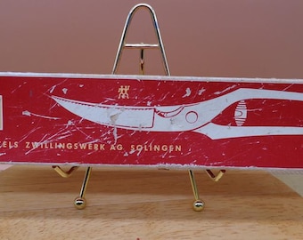 Vintage J.A. HENCKELS ZWILLINGSWERK Solingen 10" Poultry Shears Scissors in Original Box