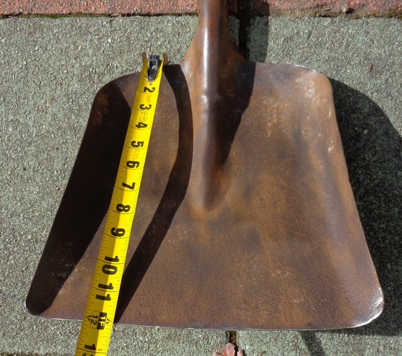Vintage Split Wood Handle Coal / Grain Shovel 40 Long Etsy